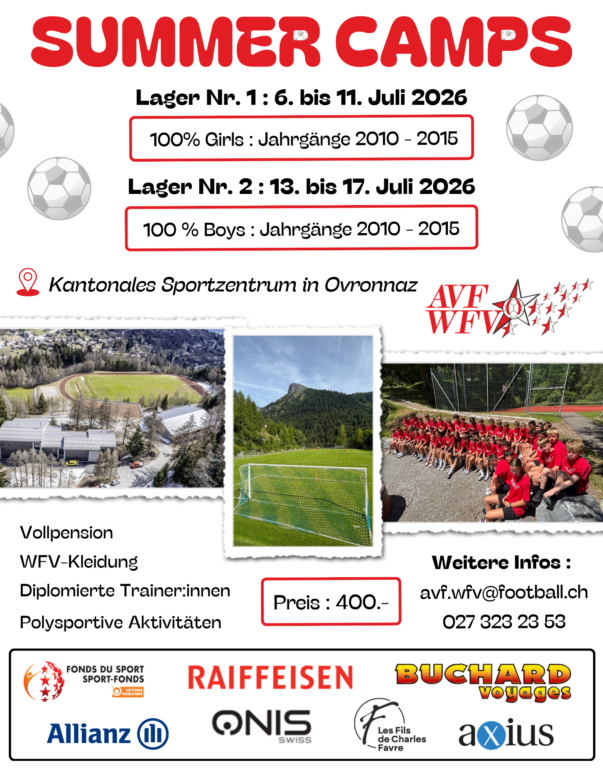 WFV-Lager Ovronnaz 2026