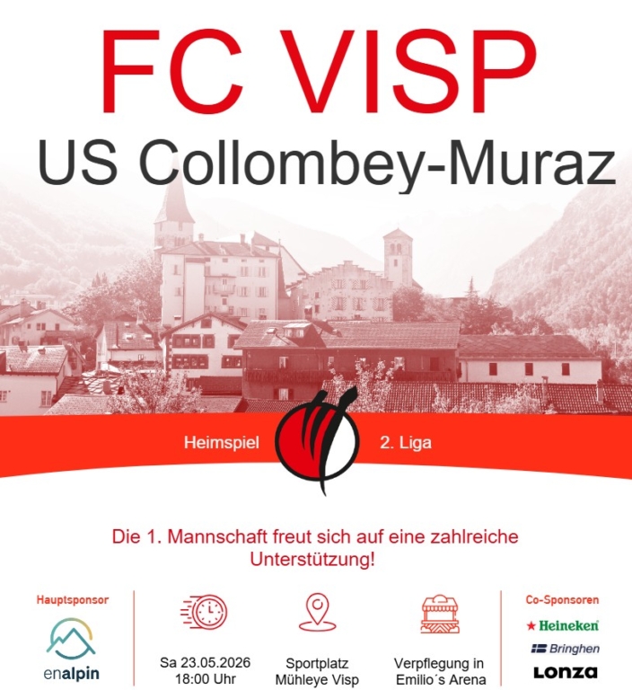 Flyer FC Visp vs USCM